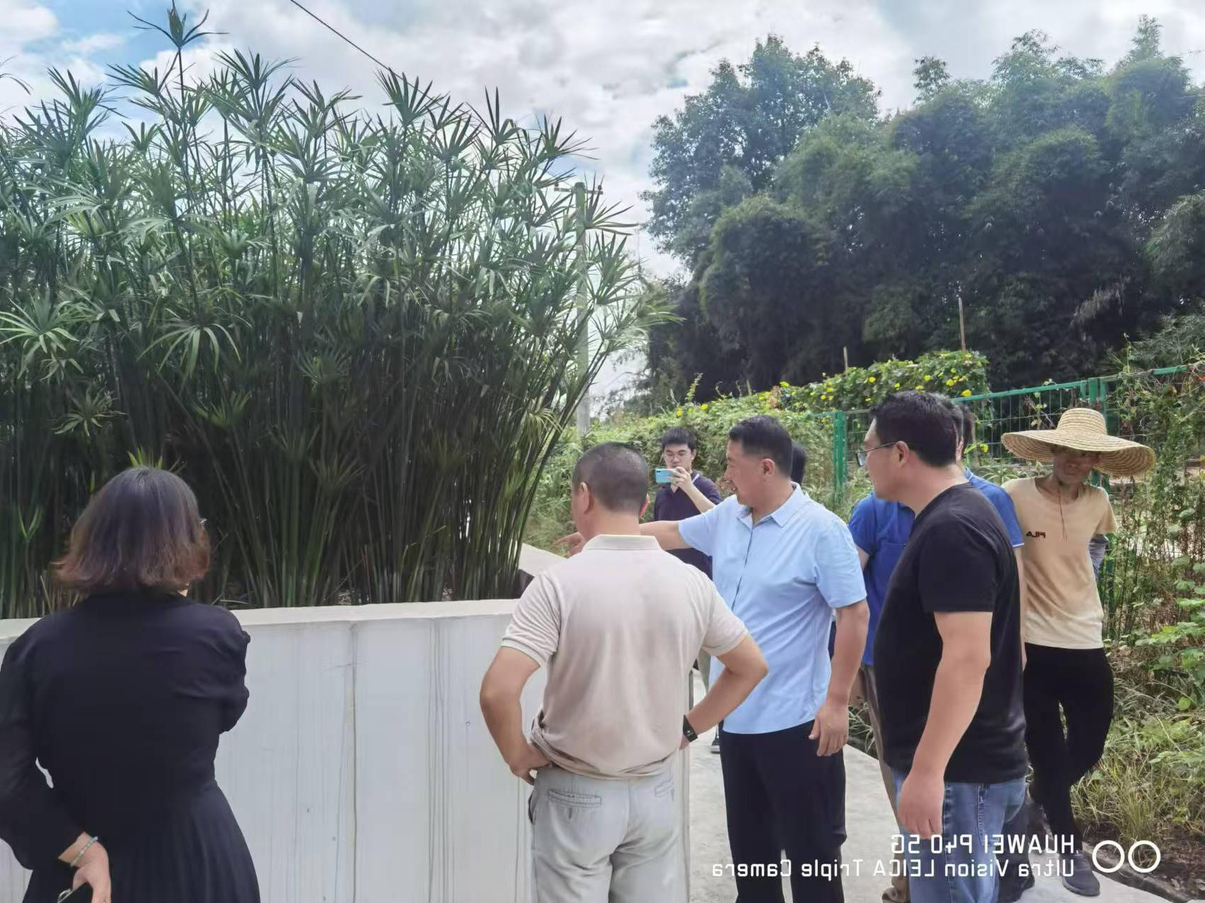 西彭运维站迎接环保局领导工作检查