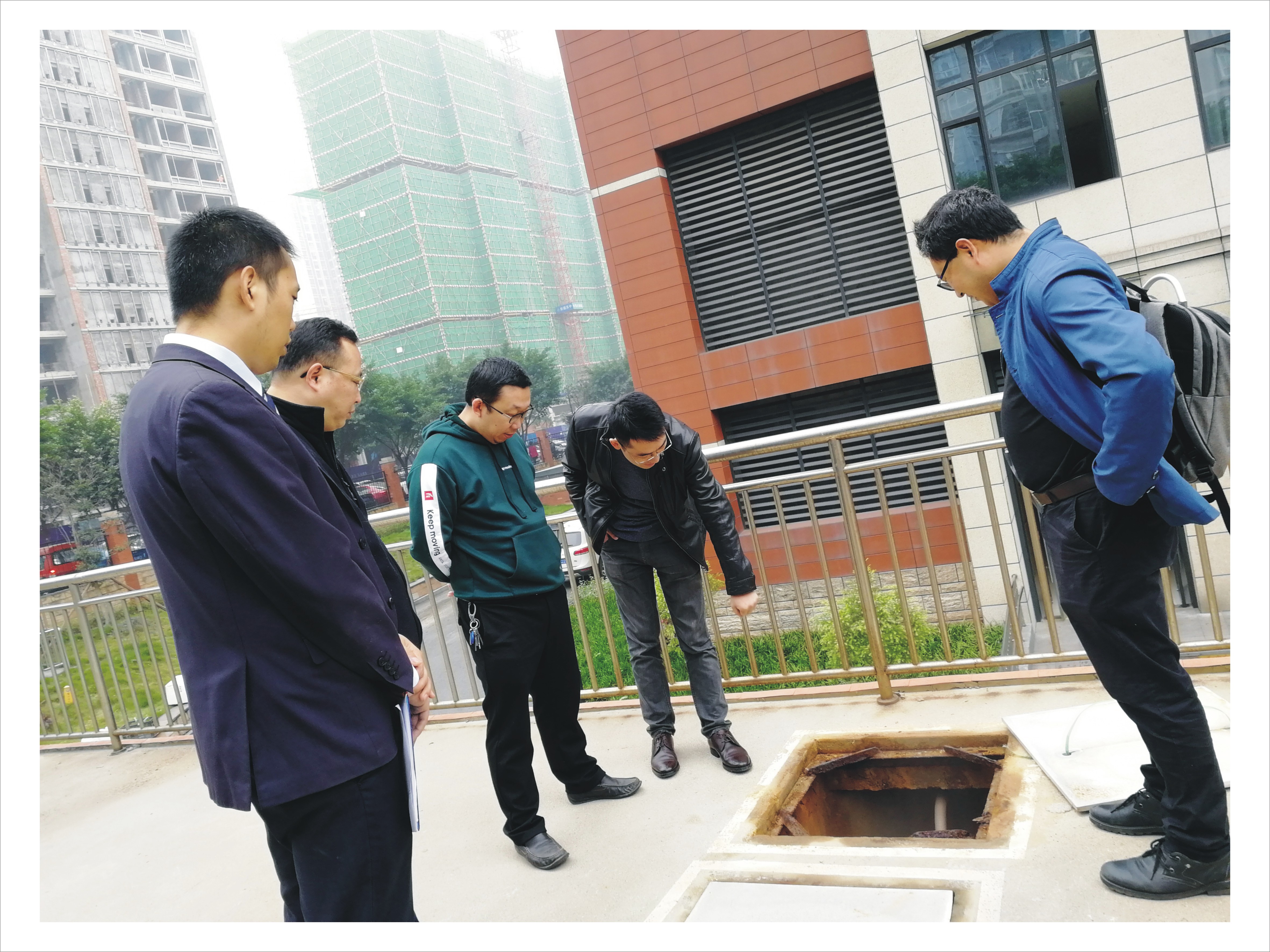 重庆市大型医疗机构污水处理现状与对策研究课题现场调研