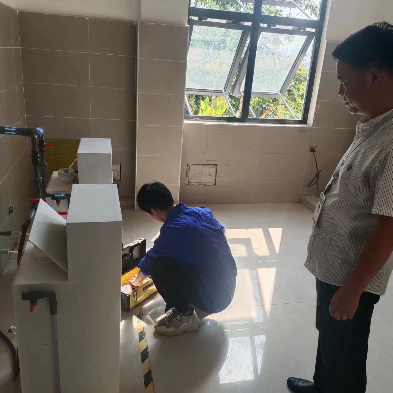 安全第一丨沙区人民医院项目开展培训及消防应急演练