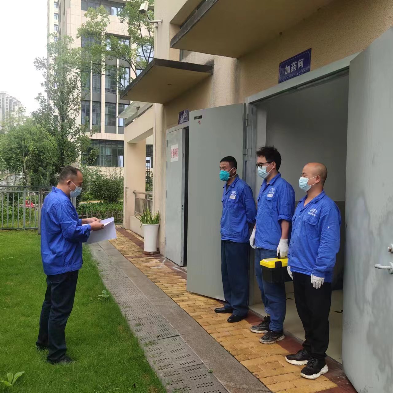 安全第一丨渝北人民医院及沙区人民医院项目开展培训及应急演练