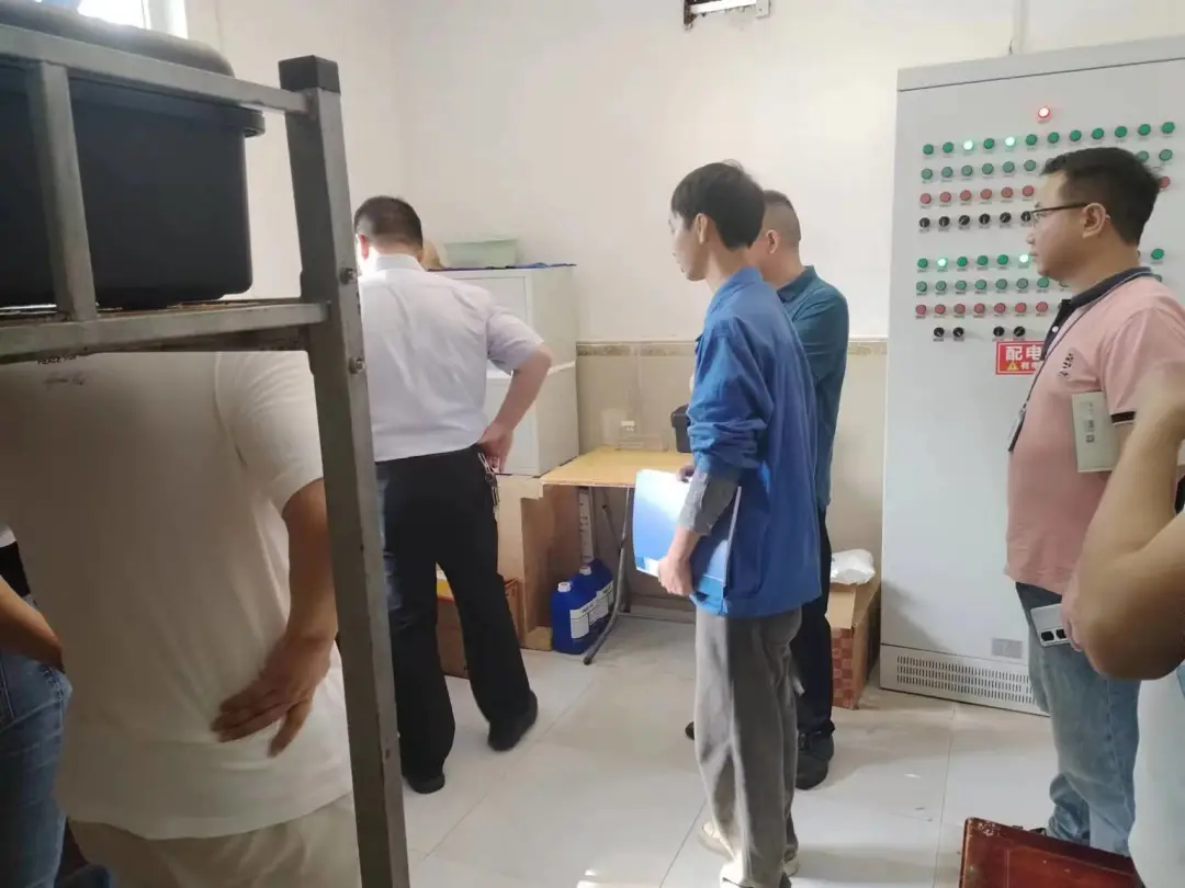 重庆医科大学附属大学城医院污水处理站首次检查