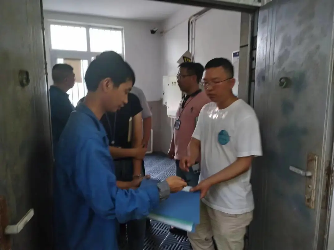 重庆医科大学附属大学城医院污水处理站首次检查