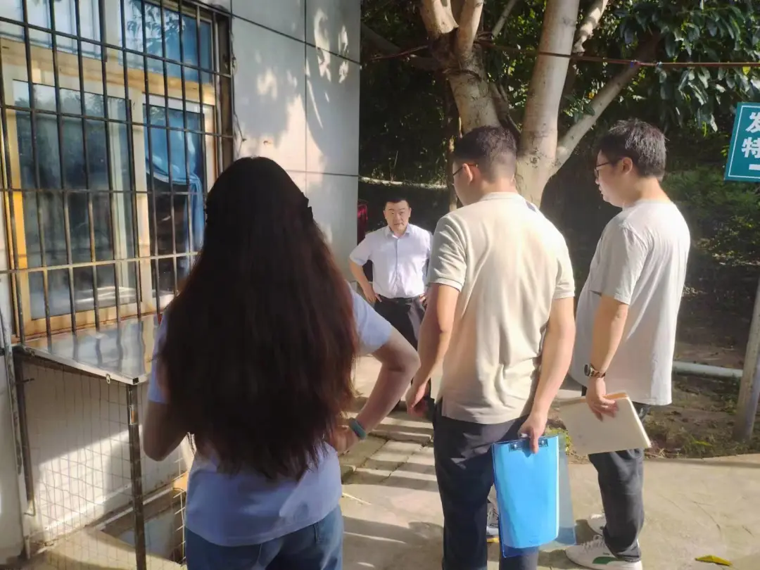 重庆医科大学附属大学城医院污水处理站首次检查