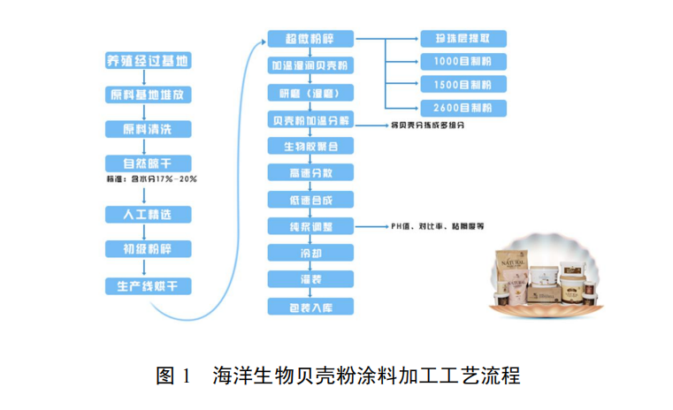 海洋生物贝壳粉涂料