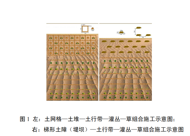 黄土高原沟壑防控组合土障技术