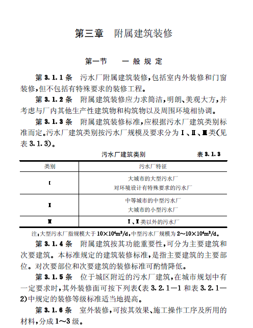 城镇污水处理厂附属建筑和附属设备设计标准