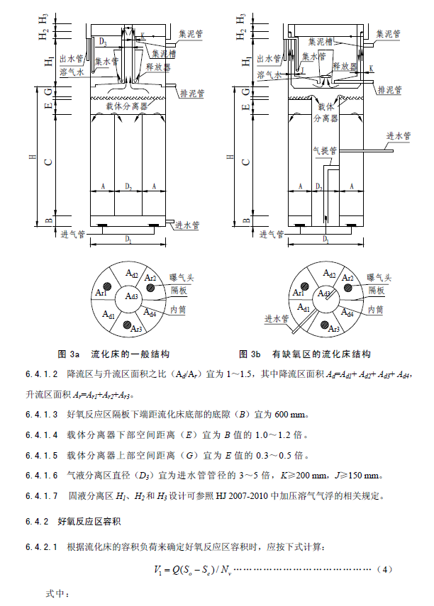 内循环好氧生物流化床污水处理工程技术规范