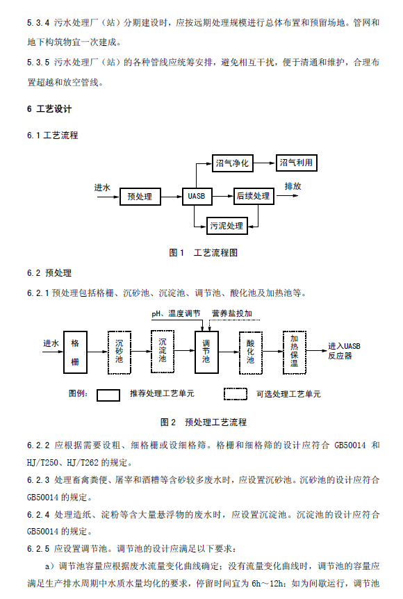 升流式厌氧污泥床反应器污水处理工程技术规范